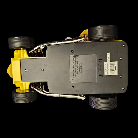 M&M’s Hot Rod Car Candy Dispenser Red & Green Characters Classic Yellow Flames - Picture 9 of 9